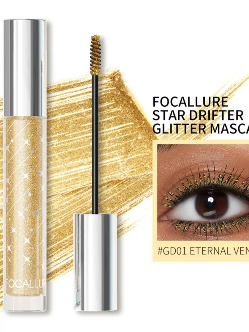 Focallure Star Drifter Glitter Mascara - Eternal Venus